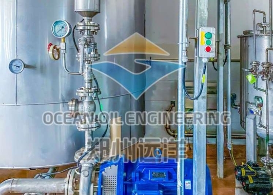 PLC 통제  지방산 증류와 에스터화 과정 바이오디젤 생산 라인 380V