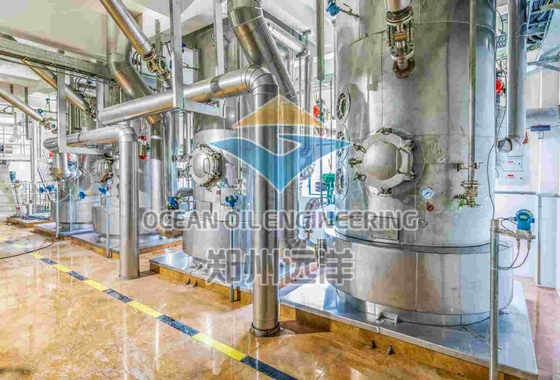 10 - 500TPD 380V 바이오디젤 PLC 장비 스테인레스 강 물 냉각
