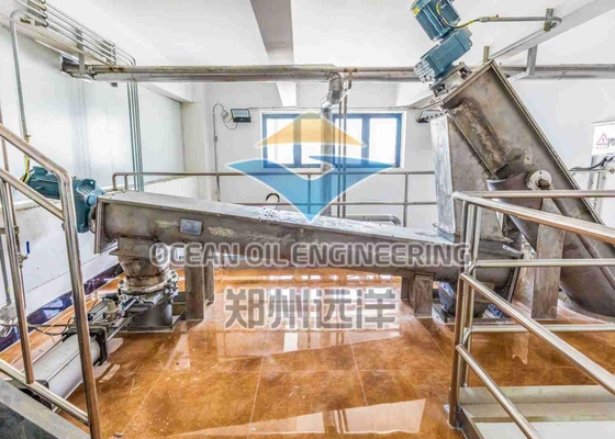 식용 기름 생산 장치 150KW 50HZ를 위한 전기 가열 오일시드 언론 공장