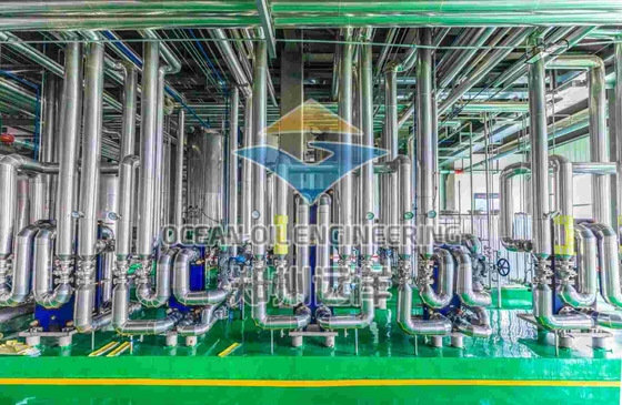 첨단 기술 원유 정제 기계 5000 TPD 440V 완전 자동