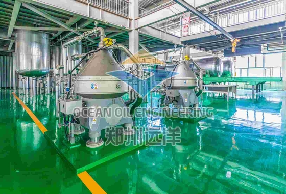 ISO9001 200-500TPD 생산 용량으로 식용유의 화학 정제 장비