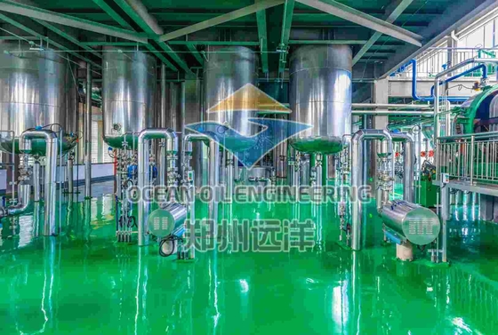 ISO9001 식유 정제 기계 1000T/D PLC 제어 시스템
