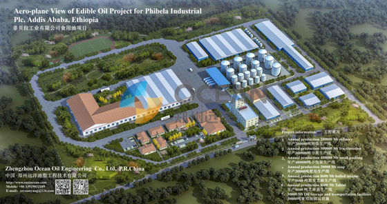 기름 Dewaxing 식용 정유 장비 30-1500TPD 에너지 절약