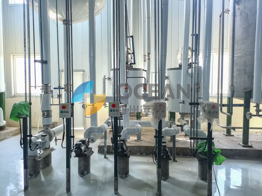 Oleochemical을 위한 식물성 기름 생산 라인 정제 및 탈랍