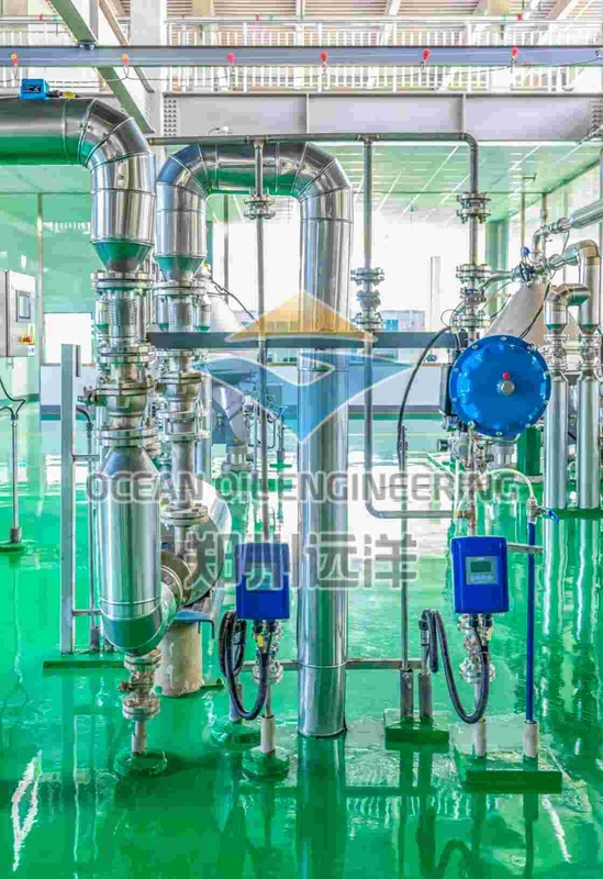 온도 200C 분화 공장 API 650 0.3MPa 압력 팜 오일